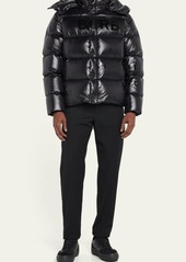 Burberry Men's Huddersfield Horseferry-Print Puffer Jacket