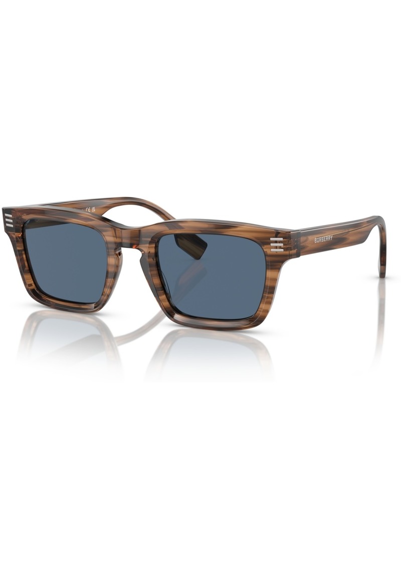 Burberry Men's Low Bridge Fit Sunglasses BE4403F - Brown