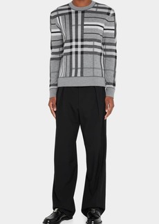 Burberry Men's Mixed Icon Stripe Check Sweater
