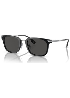 Burberry Men's Peter Sunglasses, BE439551-x 51 - Black