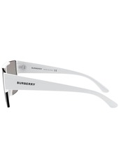 Burberry Men's Sunglasses, BE4291 Mirror - WHITE/GREY BURBERRY SILVER/GOLD