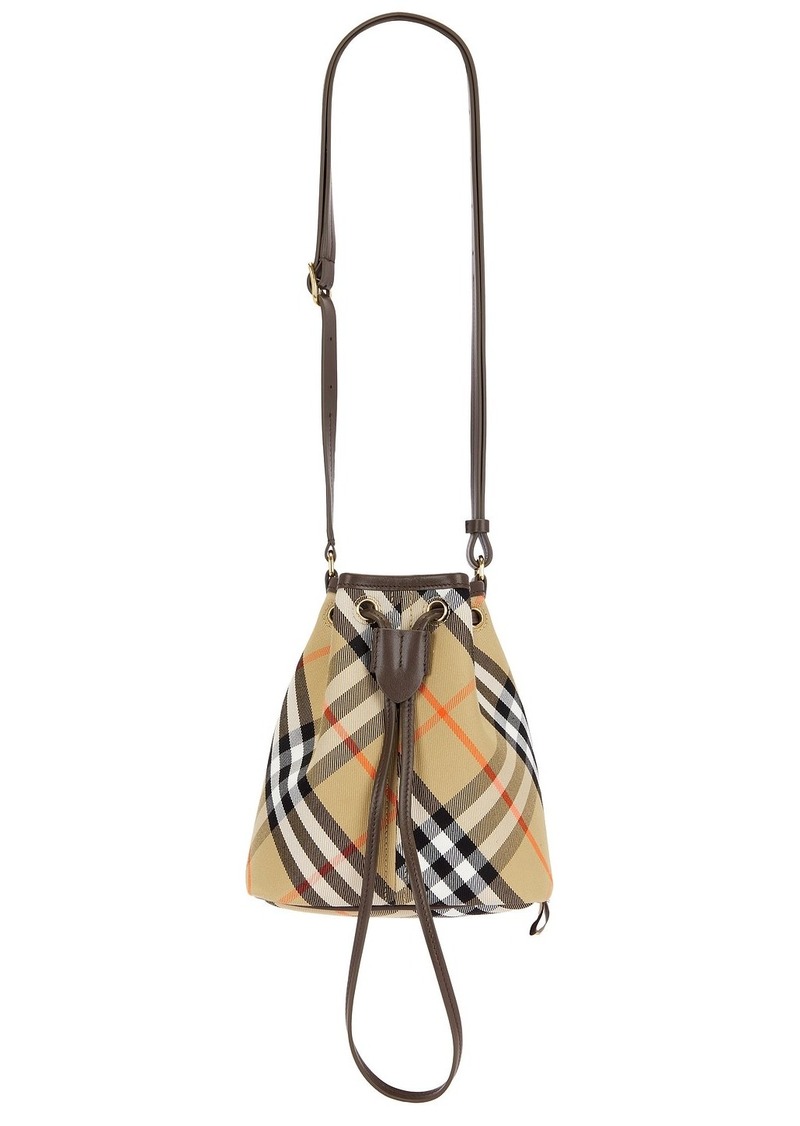 Burberry Mini Drawstring Bucket Bag