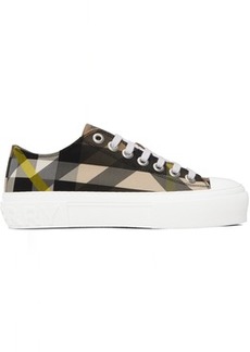 Burberry Multicolor Exaggerated Check Sneakers