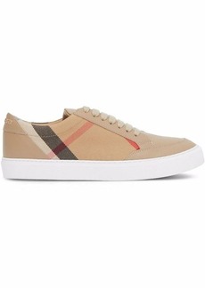 BURBERRY New Salmond leather sneakers