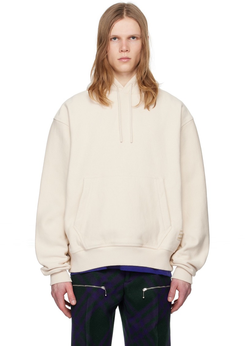 Burberry Off-White Oversized Hoodie