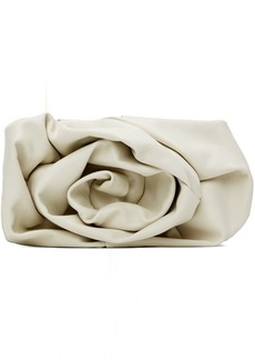 Burberry Off-White Rose Clutch