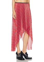 Burberry Pleated Midi Skirt