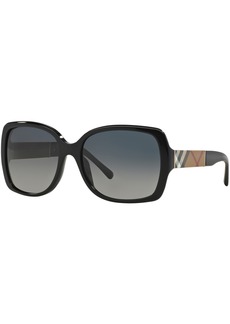 Burberry Women's Polarized Sunglasses, BE4160P - Black/Grey Gradient Polarized