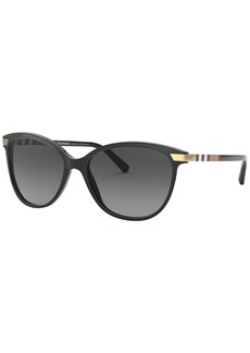 Burberry Polarized Sunglasses, BE4216 - BLACK/ POLAR GREY GRADIENT