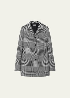 Burberry Prince of Wales Tailored Hourglass Jacket