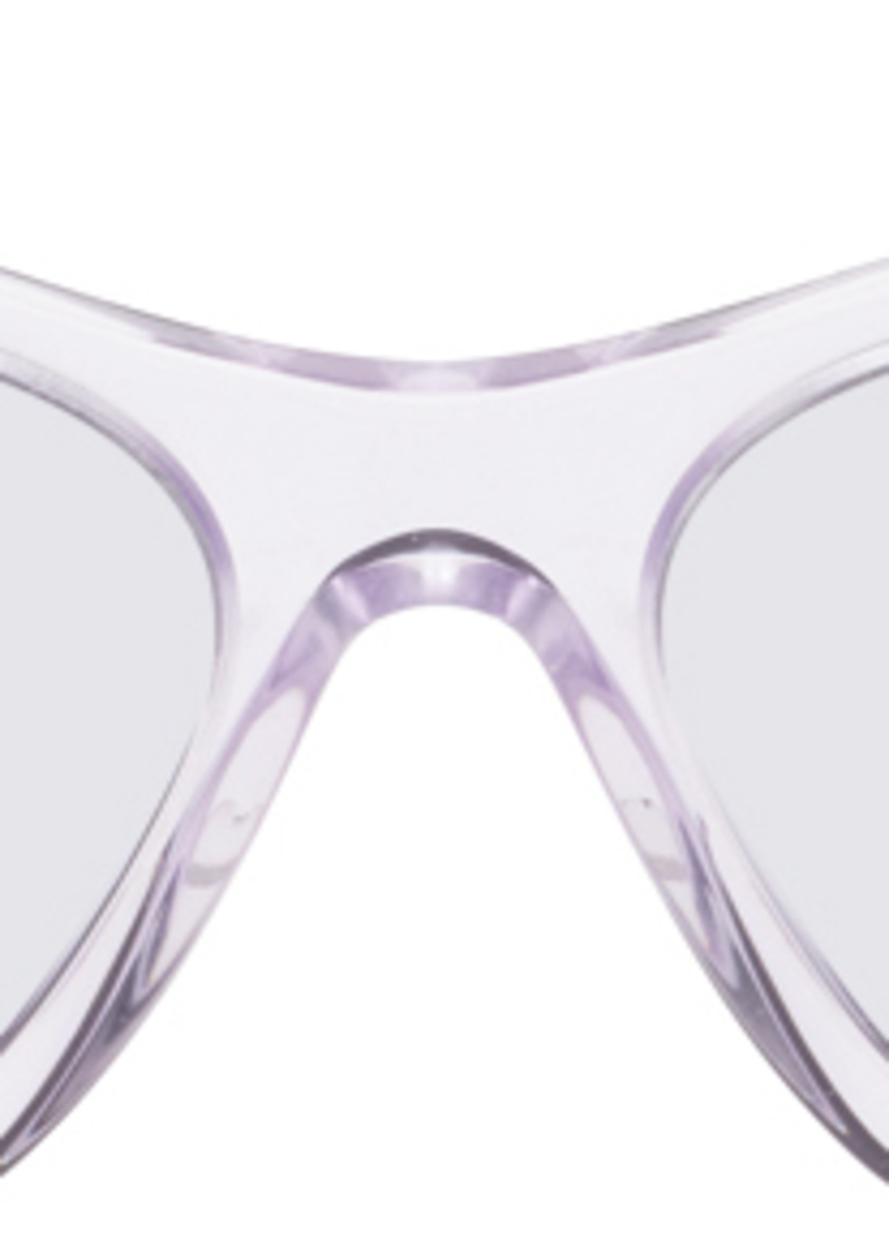 Burberry Purple Geometric Cat-Eye Acetate Sunglasses