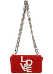 Burberry Red Mini Lola 'Love' Shoulder Bag