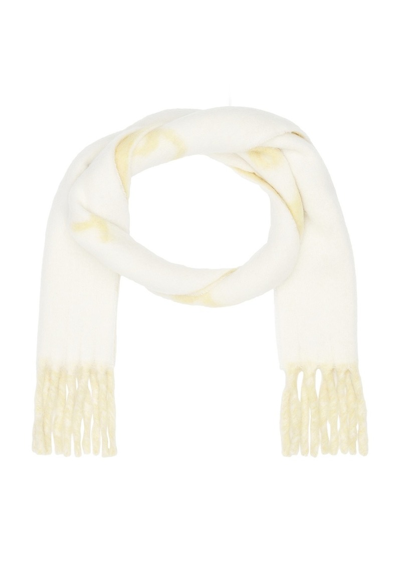 Burberry Reverse Text Jacquard Scarf