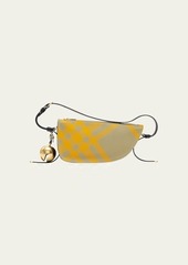 Burberry Shield Sling Check Shoulder Bag