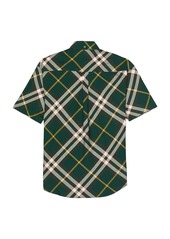 Burberry Short Sleeve Check Pattern Shirt