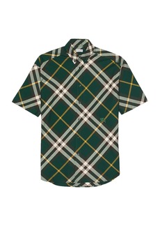 Burberry Short Sleeve Check Pattern Shirt