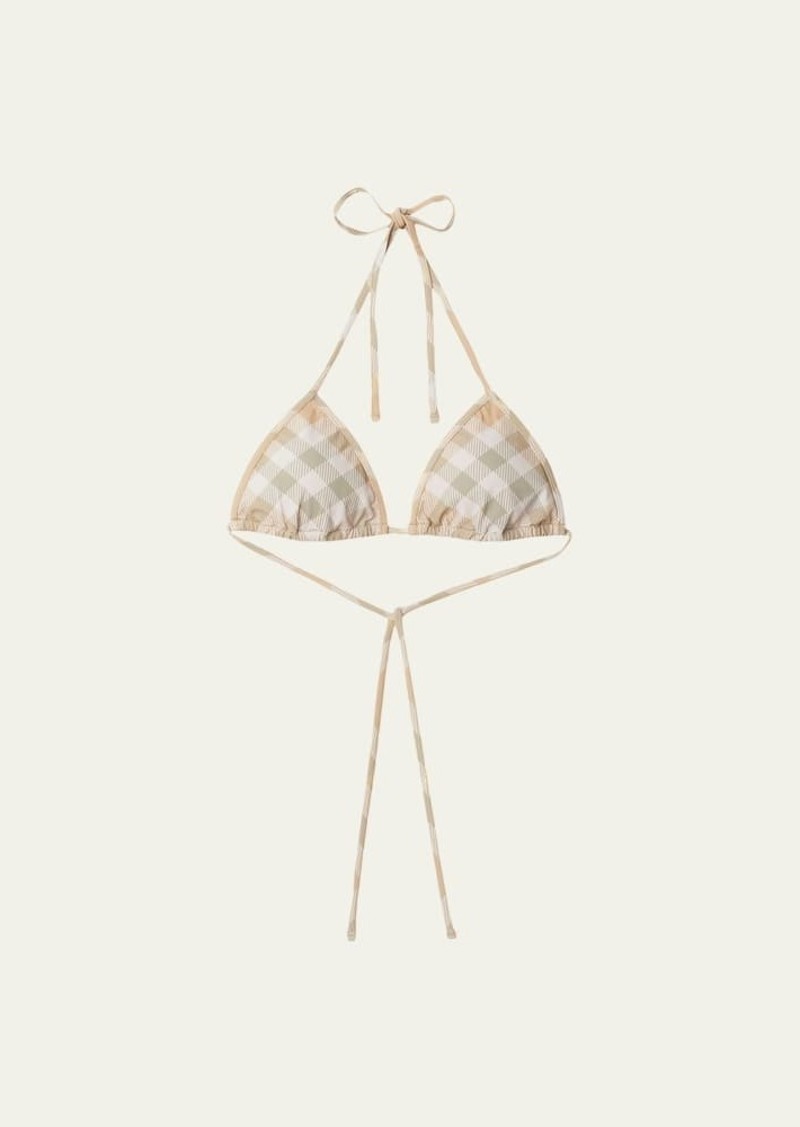 Burberry Signature Check Triangle Bikini Top