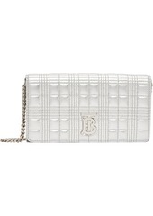 Burberry Silver Lola Shoulder Bag