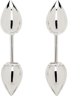 Burberry Silver Small Spear Stud Earrings