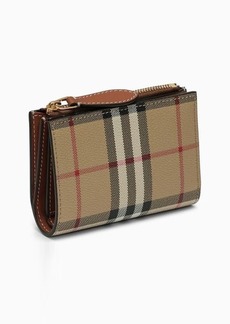 Burberry small wallet with Vintage Check pattern in coated canvas