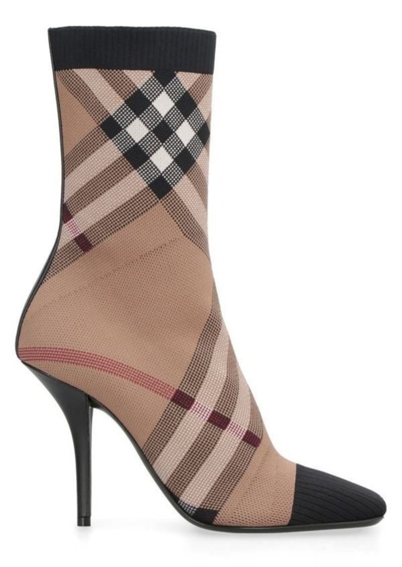 BURBERRY SOCK ANKLE BOOTS