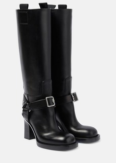 Burberry Stirrup leather knee-high boots