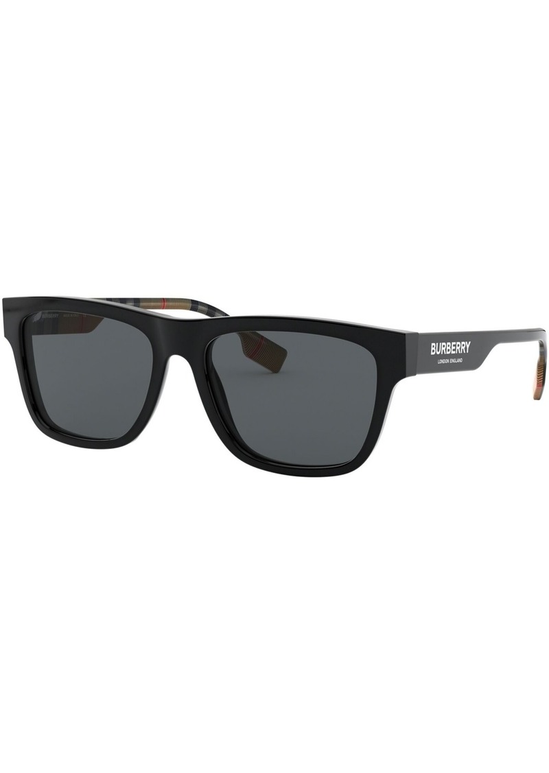 Burberry Men's Polarized Sunglasses, BE4293 - BLACK/POLAR GREY