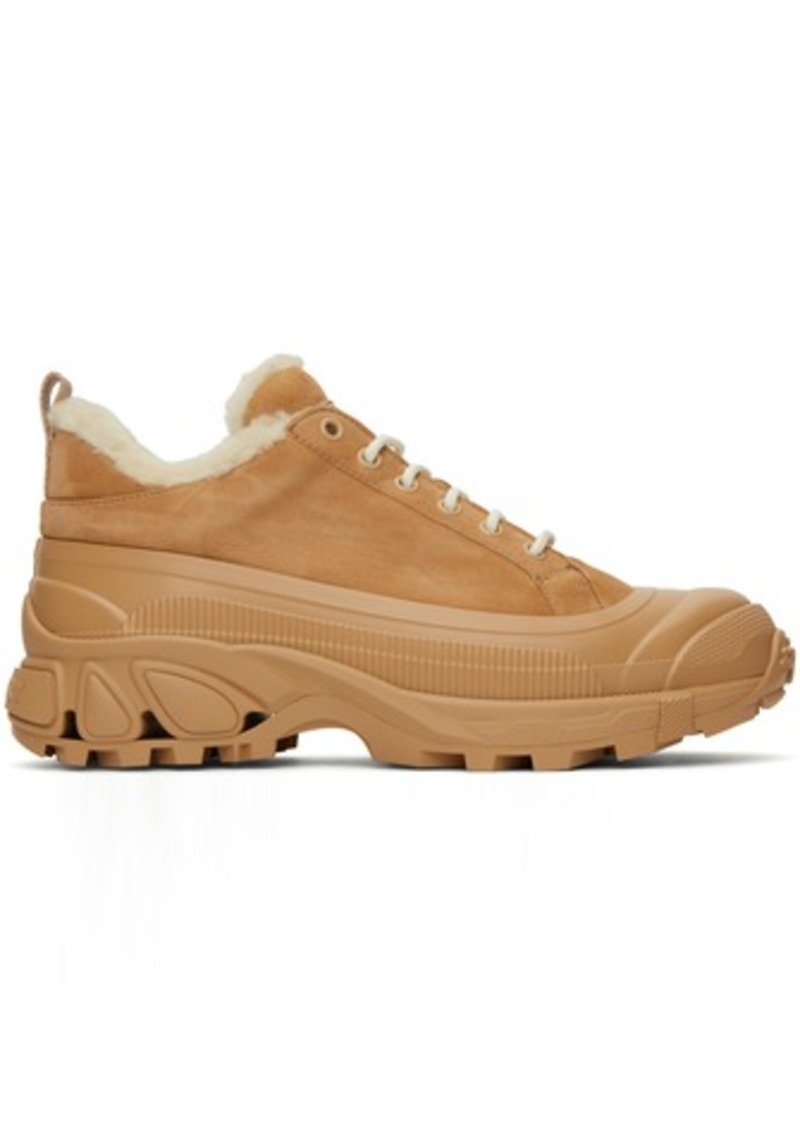 Burberry Tan Arthur Sneakers