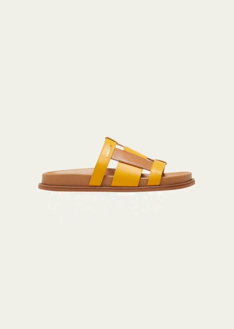 Burberry Thelma Colorblock Comfort Slide Sandals