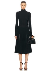 Burberry Turtleneck Midi Dress