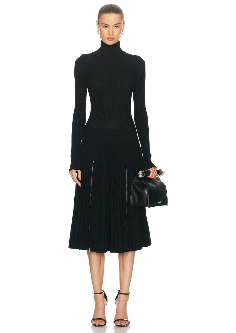 Burberry Turtleneck Midi Dress