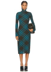 Burberry Turtleneck Midi Dress