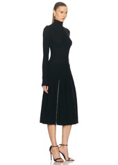 Burberry Turtleneck Midi Dress