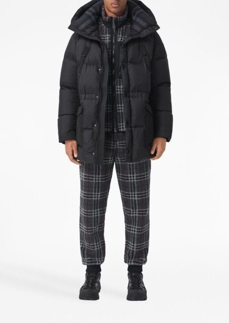 BURBERRY two-pocket puffer coat