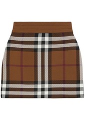 Burberry Vintage-check A-Line skirt