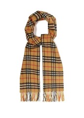 Burberry Vintage check brushed-cashmere scarf