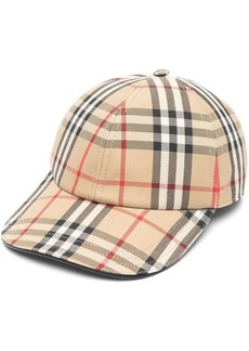 BURBERRY Vintage Check motif baseball cap