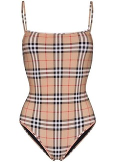 BURBERRY Vintage Check pattern swimsuit