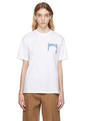 Burberry White Print T-Shirt