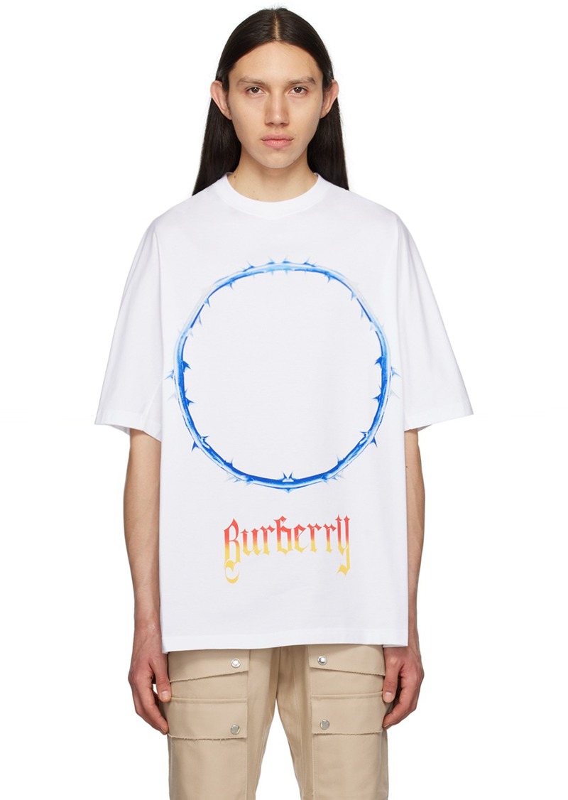 Burberry White Thorn T-Shirt