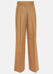 Burberry Wide-leg virgin wool pants