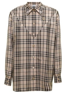 Burberry Woman's Molly Silk blend Vintage Check Shirt
