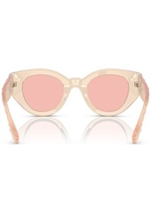 Burberry Women's Low Bridge Fit Sunglasses, Meadow - Pink