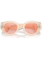 Burberry Women's Low Bridge Fit Sunglasses, Meadow - Pink