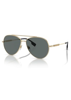Burberry Women's Polarized Sunglasses, BE3147 - Light Gold