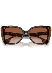 Burberry Women's Sunglasses, BE4393 Meryl - Black, Check White Black