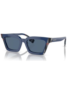 Burberry Women's Sunglasses, Briar - Blue, Navy Check