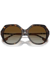 Burberry Women's Polarized Sunglasses, BE4375 Vanessa - Dark Havana