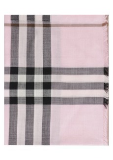 BURBERRY WOOL AND SILK SCARF