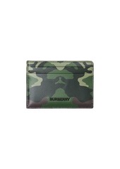 Burberry camouflage-print cardholder